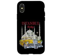Enjoy Cool Vintage Retro Istanbul Turkey Car Graphic Designs Custodia per iPhone X/XS