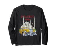 Enjoy Cool Vintage Retro Istanbul Turkey Car Graphic Designs Maglia a Manica