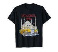 Enjoy Cool Vintage Retro Istanbul Turkey Car Graphic Designs Maglietta