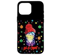 Enjoy Cute Colorful Christmas Cat Let's Snow Graphic Fun Custodia per iPhone 16 Pro Max