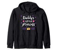 Enjoy Daddy's Little Princess Illustration Graphic Designs Felpa con Cappuccio
