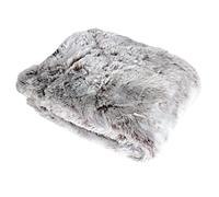 Enjoy Home P010TA130160, Plaid in Finta Pelliccia d’Orso, Poliestere, Colore Beige, 160 x 130 cm