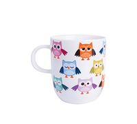 Enjoy Home Set Mug 6 Pz. Gufo 400 ml Bianco/decoro gufo