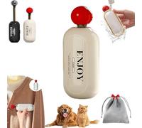 Enjoy Lint Roller, Enjoy Sticky Roller, Enjoy Sticky Lint Roller, Reusable Sticky Roller, Reusable Lint Roller, Portable Retractable Pet Hair Remover, 2 In1 Washable Sticky Roller (White)