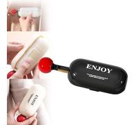 Enjoy Lint Roller, Enjoy Sticky Roller, Handy Roller, Reusable Sticky Roller, Cleanglide Reusable Sticky Roller, Portable Washable Lint Roller (Black)
