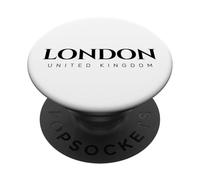Enjoy London Fashion Graphic Tees, I Love London, Londra PopSockets PopGrip Adesivo