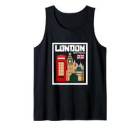 Enjoy London Tee Shirts, I Love London, Cool London Skyline Canotta