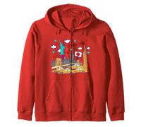 Enjoy New York City Cartoon Doodles Graphic Cool Designs Fun Felpa con Cappuccio