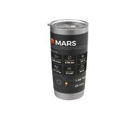 Enjoy Occupy Mars, Enjoy Space Occupy Mars Quotes Graphic Bicchiere termico in acciaio inox doppia parete
