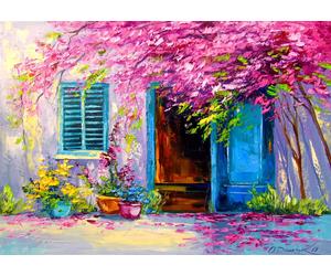Enjoy - Puzzle Cortile fiorito - 1000 Pezzi