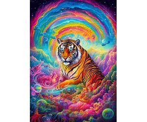 Enjoy - Puzzle Dove regnano le tigri - 1000 Pezzi