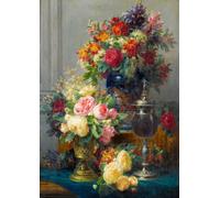 Puzzle fiori primaverili con calice 1000 pezzi