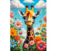 Enjoy Puzzle NJP2151 Puzzle da 1000 Pezzi - Cute Giraffe