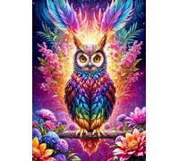 Enjoy - Puzzle Gufo al neon II - 1000 Pezzi
