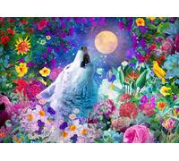 Enjoy - Puzzle Lupo Luna - 1000 Pezzi