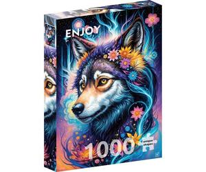 Enjoy Puzzle NJP2164 Puzzle da 1000 Pezzi - Magical Wolf Portrait