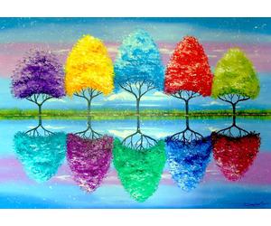 Enjoy - Puzzle Ogni albero ha la sua storia colorata - 1000 Pezzi