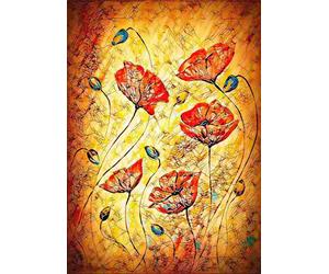 Enjoy - Puzzle Pittura di papaveri rossi - 1000 Pezzi