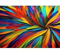 Enjoy - Puzzle Piume colorate - 1000 Pezzi