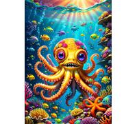 Enjoy - Puzzle Polpo carino - 1000 Pezzi