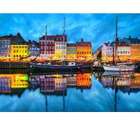Enjoy - Puzzle Porto vecchio di Copenaghen - 1000 Pezzi