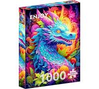 Enjoy Puzzle Puzzle Celestial Dragon 1000 pezzi cartone fantasia