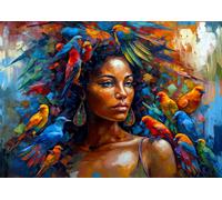 Enjoy puzzle Regina delle Piume 1000 pezzi