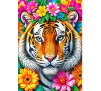 Enjoy - Puzzle Strisce e fiori - 1000 Pezzi