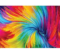Enjoy - Puzzle Vortice di vernice colorata - 1000 Pezzi