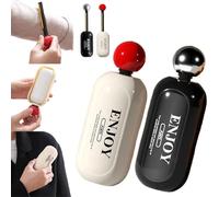 Enjoy - Rullo per pelucchi portatile, 2 in 1, lavabile, con spazzola per la rimozione dei peli nascosti, riutilizzabile, per vestiti, mobili, peli di animali domestici (2 pezzi)