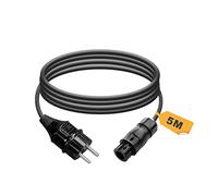 enjoy solar® Cavo di collegamento 5m per microinverter - Betteri® BC01 a Schuko, Plug & Play, compatibile con impianti fotovoltaici da balcone