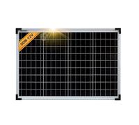 Enjoysolar Mono 50 W 12V Pannello solare monocristallino Pannello solare fotovoltaico ideale per camper, case da giardino, barche.