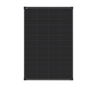 enjoy solar® Modulo solare monocristallino da 200 W, 36 V, con tecnologia HPBC, 25% ad alta efficienza, celle solari da 182 mm, pannello solare Full Black ideale per camper, balcone, casette da