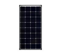 Enjoy Solar Mono 120W 12V Ultra SunPower Pannello solare a contatto posteriore Modulo fotovoltaico con telaio nero e foglio posteriore bianco, ideale per camper, case da giardino, barche.