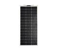 enjoy solar® Pannello Solare Semiflessibile Monocristallino 150W 12V ETFE, Celle Solari PERC 182 * 182mm con 10 Busbars - Ideale per Camper, Impianto da Balcone, Casetta da Giardino, Barca