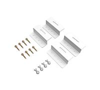 enjoy solar Staffa a Z in alluminio 100 mm per moduli solari con cornice, adatta a tutte le larghezze dei moduli (viti e dadi inclusi)