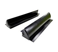 enjoy solar Staffa per pannello solare in alluminio 550mm, guida a tetto in nero, ideale per camper caravan barca