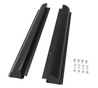 enjoy solar Staffa per pannello solare in alluminio da 670 mm, guida per tetto di contenimento in nero con fori preforati, ideale per camper caravan barca