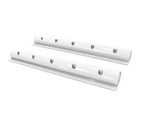 enjoy solar® Supporto per pannello solare in ABS 680mm Bianco | Set da 2 spoiler di fissaggio | Ideale per camper, van, caravan e barca | Incluse viti autofilettanti in acciaio inox