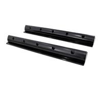 enjoy solar® Supporto per pannello solare in ABS 680mm Nero | Set da 2 spoiler di fissaggio | Ideale per camper, van, caravan e barca | Incluse viti autofilettanti in acciaio inox