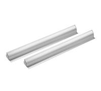 enjoy solar® Supporto per pannello solare in alluminio 770mm Argento | Set da 2 con fori preforati | Ideale per camper, van, roulotte e imbarcazioni | Viti in acciaio inox incluse