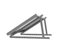 enjoy solar Triangoli in alluminio - Supporto regolabile angolo di inclinazione 22° - 40° per pannello solare, larghezza massima modulo 1140 mm (con viti e dadi)