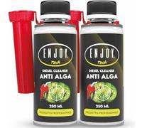 ENJOY TECH Protettore Diesel Antialga 2x250 ml | Additivo per Gasolio e Biodiesel | Previene Alghe, Muffe e Batteri nei Serbatoi | Azione Curativa e Preventiva | Made in Italy