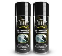 ENJOY TECH Spray Antighiaccio Efficace 2x200ML, Deghiacciante per Auto, Vetri, Parabrezza e Serrature. Scioglie Ghiaccio Rapidamente e Protegge