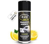 ENJOY TECH - Spray Rimuovi Etichette 200ml | Rimuove Adesivi, Residui di Colla e Silicone da Vetro, Plastica, Metallo e Legno | Sicuro su Superfici, Non Lascia Aloni | Professionale Made in Italy