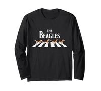 Enjoy The Beagles Squad Cool Funny Dogs Graphic Cool Designs Maglia a Manica