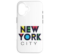 Enjoy Travel & Wear Colorful New York City Fashion Graphic Custodia per iPhone 16