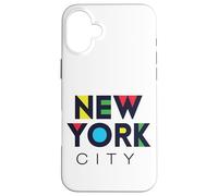 Enjoy Travel & Wear Colorful New York City Fashion Graphic Custodia per iPhone 16 Plus
