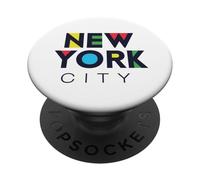 Enjoy Travel & Wear Colorful New York City Fashion Graphic PopSockets PopGrip Adesivo