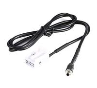 ENJOY-UNIQUE Cavo audio adattatore AUX Audio Musicale Ricevitore per auto compatibile con Peugeot 307 308 407 408 507 per Citroen C2 C5 RD4 C-Quatre